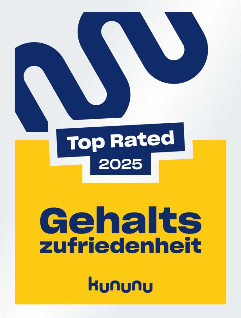 Top Rated Gehaltszufriedenheit 2025 auf Kununu